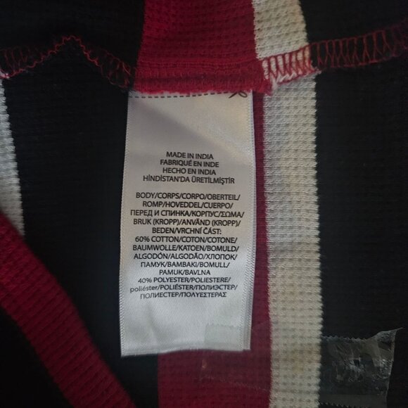 POLO Ralph Lauren Red/Multi Striped Waffle Knit Sweater Unisex Youth L (14-16) - Picture 13 of 16